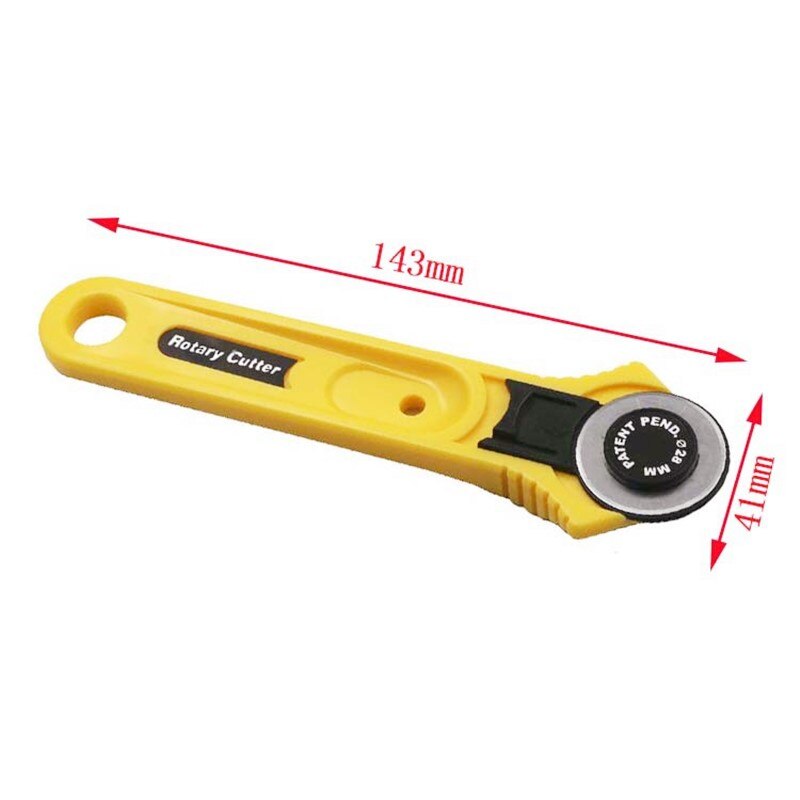 45mm 28mm Rotary Cutter for leather Set Blades for fabric Circular Quilting Cutting Patchwork Cut Tool Quilter Leather Cutter