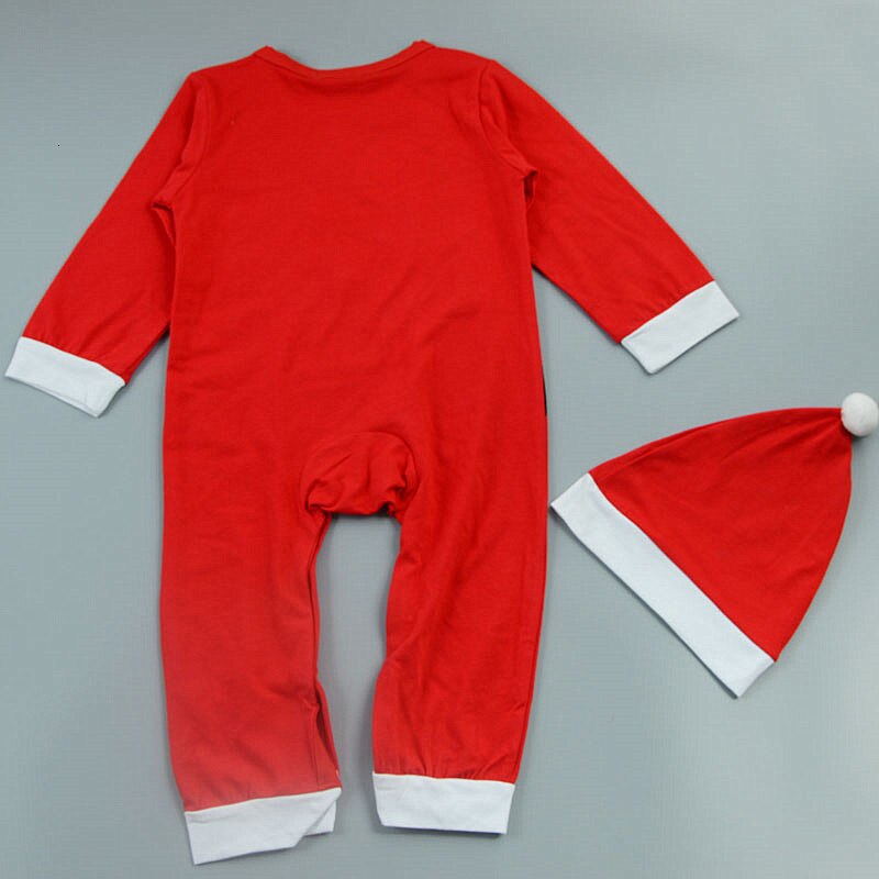 Mænd og kvinder baby efterår jul børnetøj babytøj heldragt romper juletøj langærmet jumpsuit