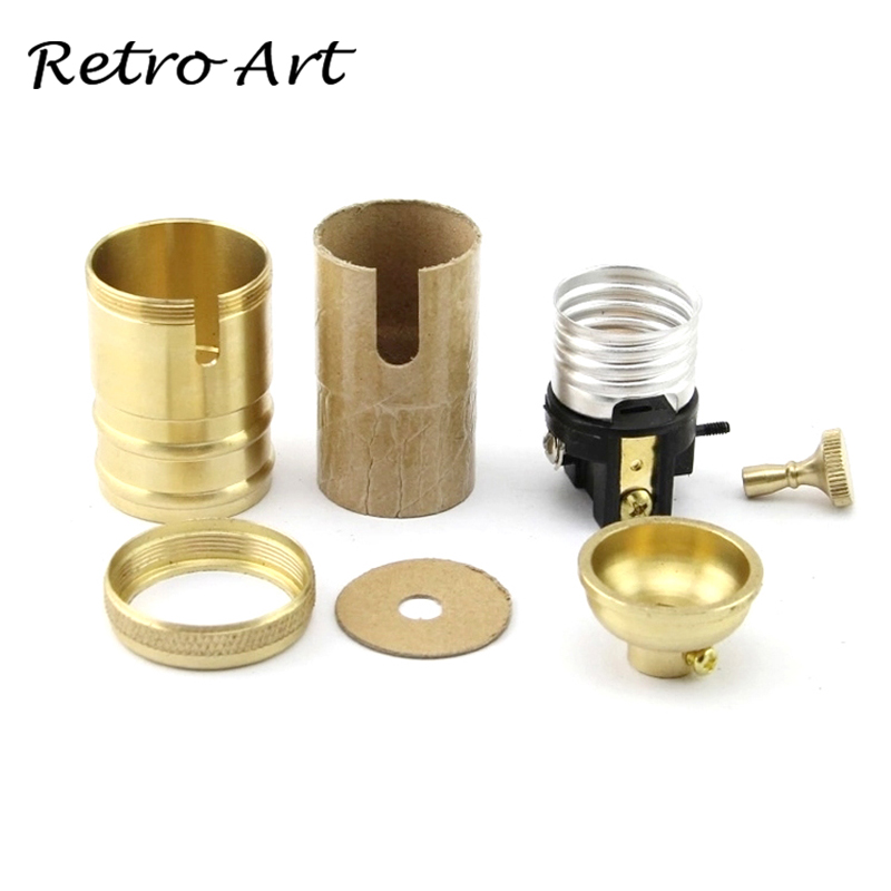 Copper Lamp Socket E27 vintage style edison light socket lamp holder
