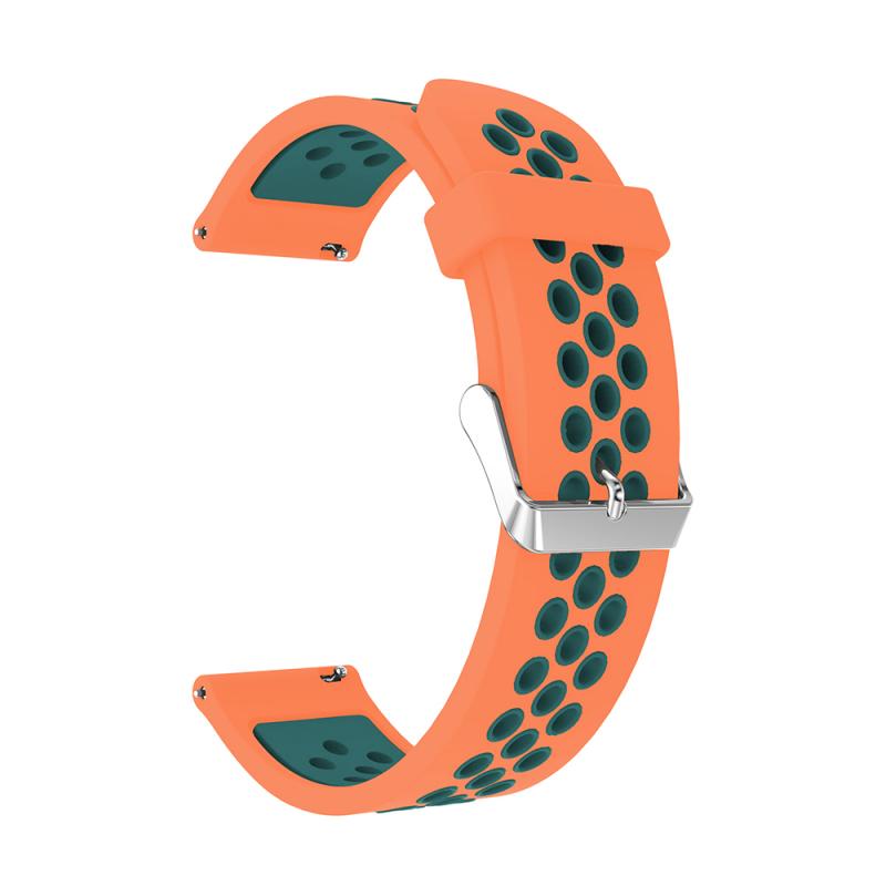 Geeignet für Huawei HUAWEI Uhr GT/GT2 Metall Schnalle Doppel Farbe Runde See Silikon Band Clever Uhr Gürtel Uhr zubehör
