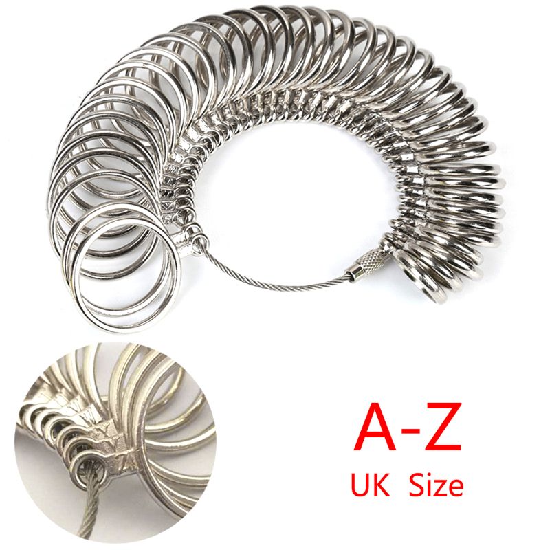 EU/JP/KR/UK Nützlich Standard Schmuck Messung Werkzeug Ringe Größe Metall Finger Ring Sizer Messen Manometer f3MF