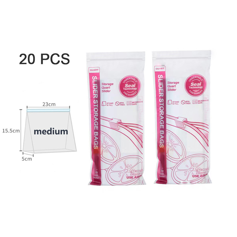 Ruoan säilytyspussit bpa-vapaat pakastuspussit vuotamattomat uudelleenkäytettävät tuorepussit vetoketjulliset säilytyspussit tiivistetyt pussit: Luumu