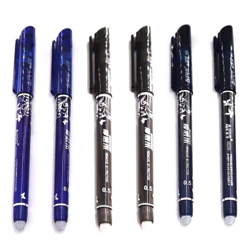 1PCS Erasable Pen Blue / Black / Dark Blue / Red Erasable Pen Office Supplies Student Exam Spare