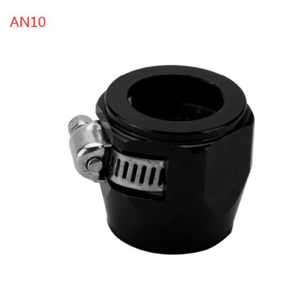 AN4 AN6 AN8 AN10 AN12 pince de finisseur de tuyau de voiture radiateur modifié pince de tuyau de carburant boucle Automobile collier de finisseur de tuyau: Black-AN10
