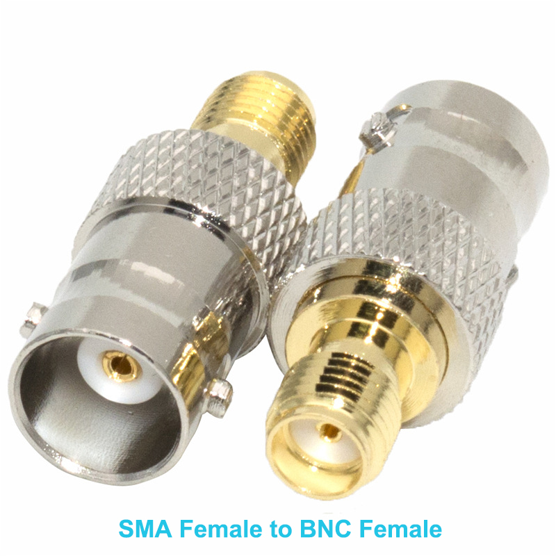Black BNC Female to Sma Female Connector Adapter Antenna Adapters for Baofeng Radio UV-5R UV-5RA UV-5RB UV-5RC UV-5RD: Red