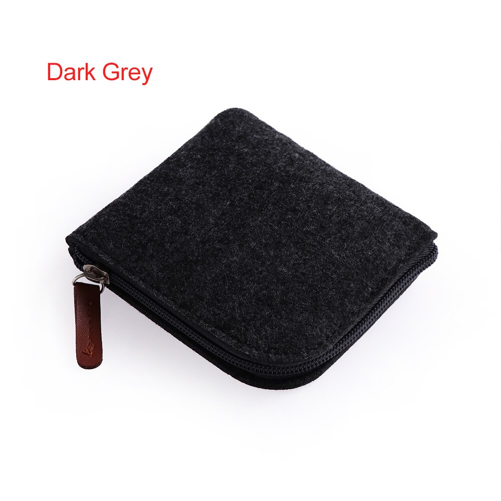 1PC Sanitary Napkin Storage Bag Canvas Pad Makeup Bag Coin Purse Jewelry Organizer Credit Card Pouch Case Tampon Packaging: B-dark gre