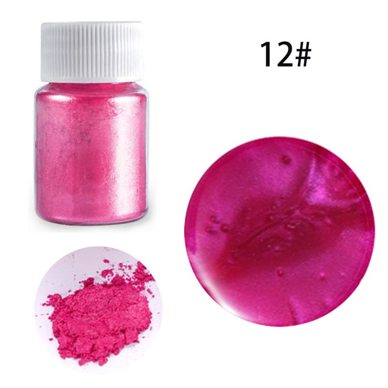 4 Pcs/set Mixed Color Resin Jewelry DIY Making Craft Glowing Powder Luminous Pigment Set Crystal Epoxy Material: 12