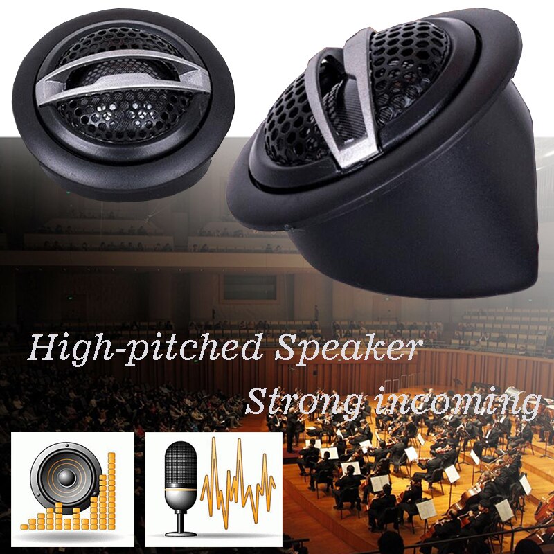 1.5 inch Tweeter Car Trunk Speakers Kits with Soprano High-pitcheded Loud Dome Tweeter Speaker