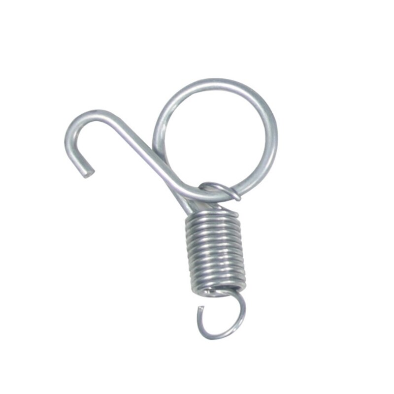 10Pcs Metal Finger Spring Latch Hook Cage Door Spring Hooks for Fixing Rabbit Bird Poultry Cage Doors 2 Sizes