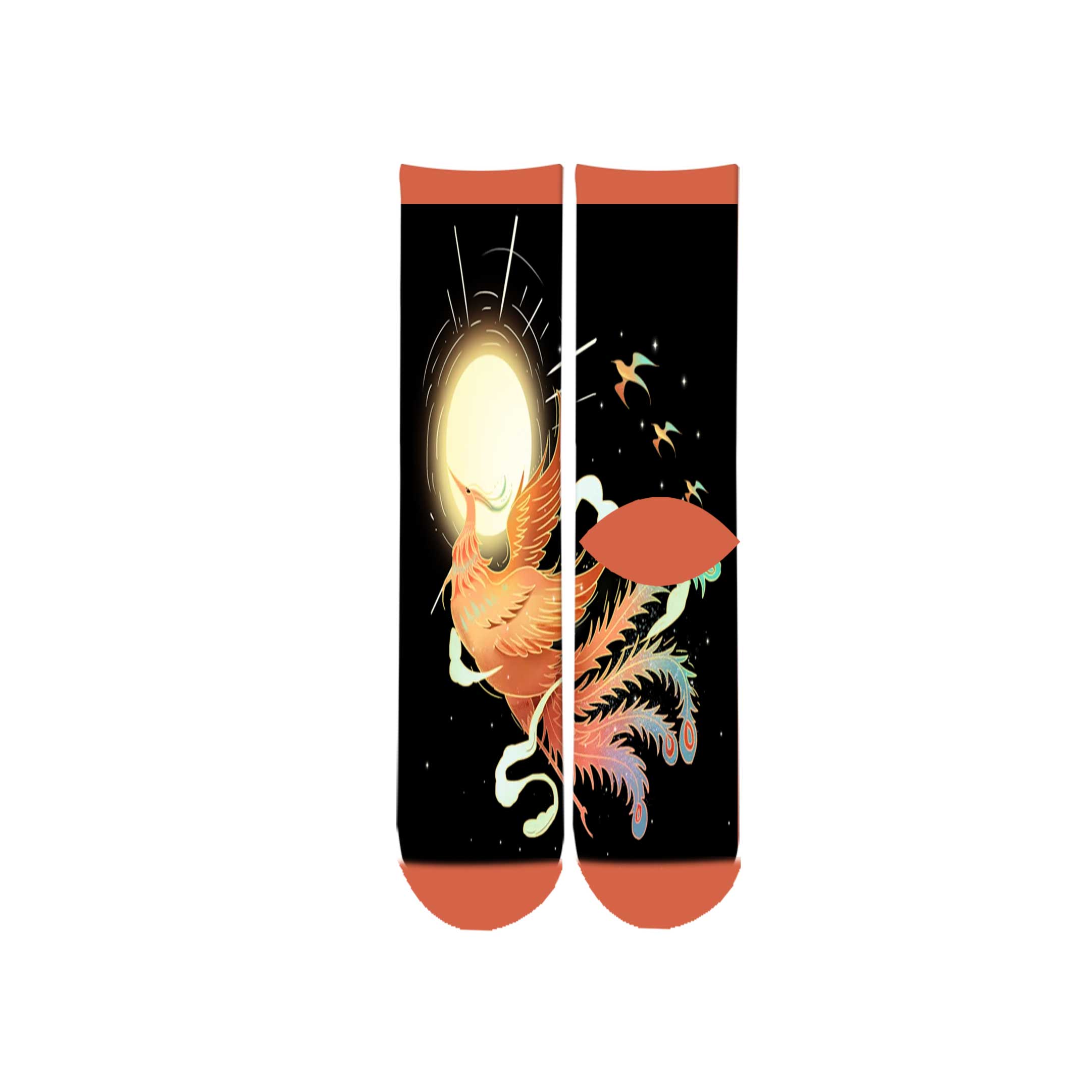 Calcetines largos con estampado en 3D de dragón chino para hombre, calcetín de tubo con estampado de grafiti, pintura, ukiyo-e, japonés: 6