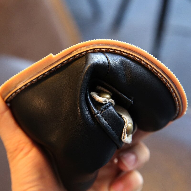 Kinderen Schoenen Koreaanse Meisjes Klinknagels Mode Laarzen Tall Tube Laarzen Prinses Schoenen Baby Knight Laarzen Kids Rijlaarzen KS248