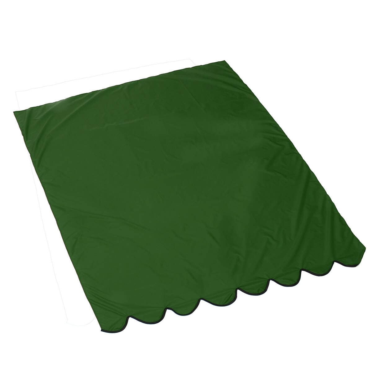 2M Waterproof Top Cover Canopy Replacement for Garden Patio Courtyard Outdoor Canopy Awning Sun Shade Shelter Fabric Cover Frill: Green