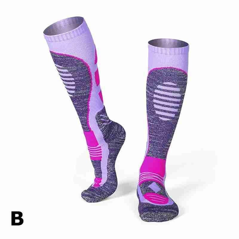 Unisex Sports Socks Winter Warm Thermal Ski Socks For Outdoor Soft Cycling Socks Snowboard Hiking Climbing Camping Sports K0P9: B