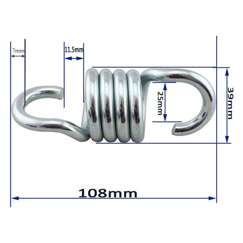 2Pcs 700Lbs Weight Capacity Hammock Chair Spring Heavy Duty Suspension Hooks for Porch Swings Hanging Hammock Chairs