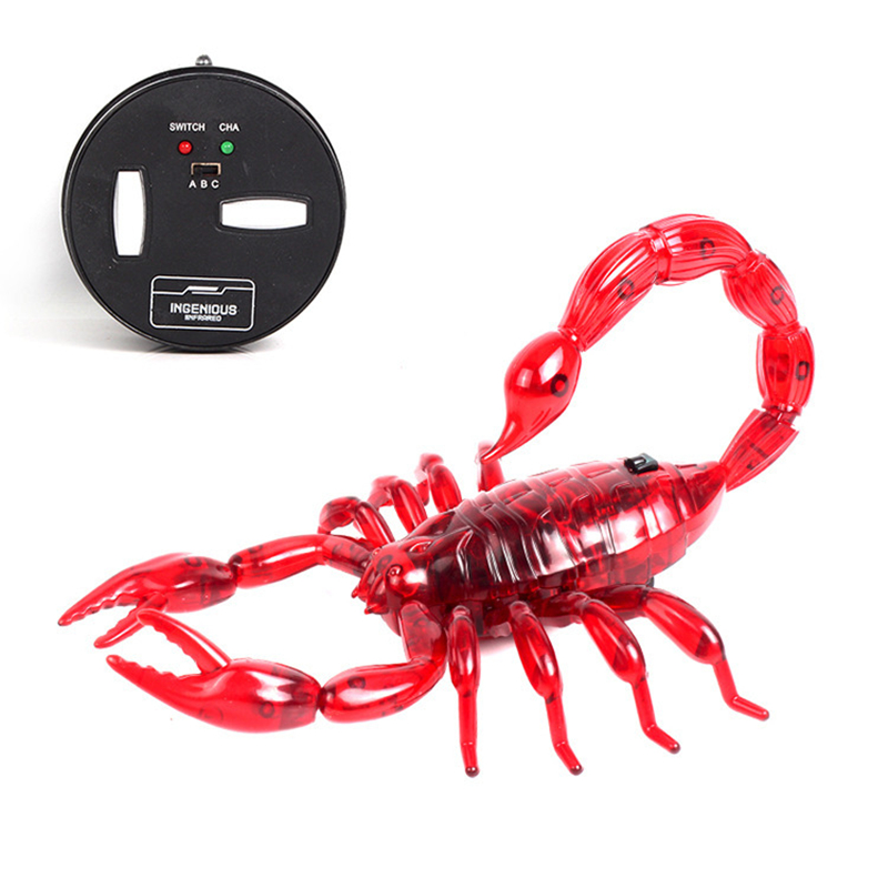 Realistic Remote Control Scorpion RC Animal Insects Vehicle Car Electric Scary Toy Halloween Pranks Joke Kids Adult