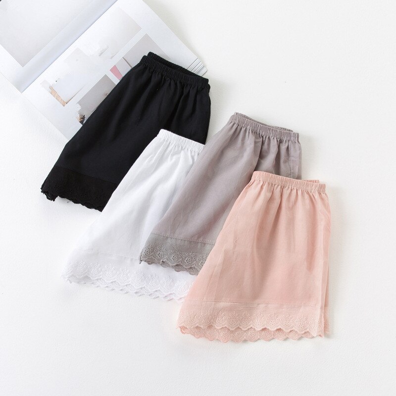 1 st sommar dam dam tunn bomullsspets strandshorts antilight bekväma coola skyddsbyxor qly 9606