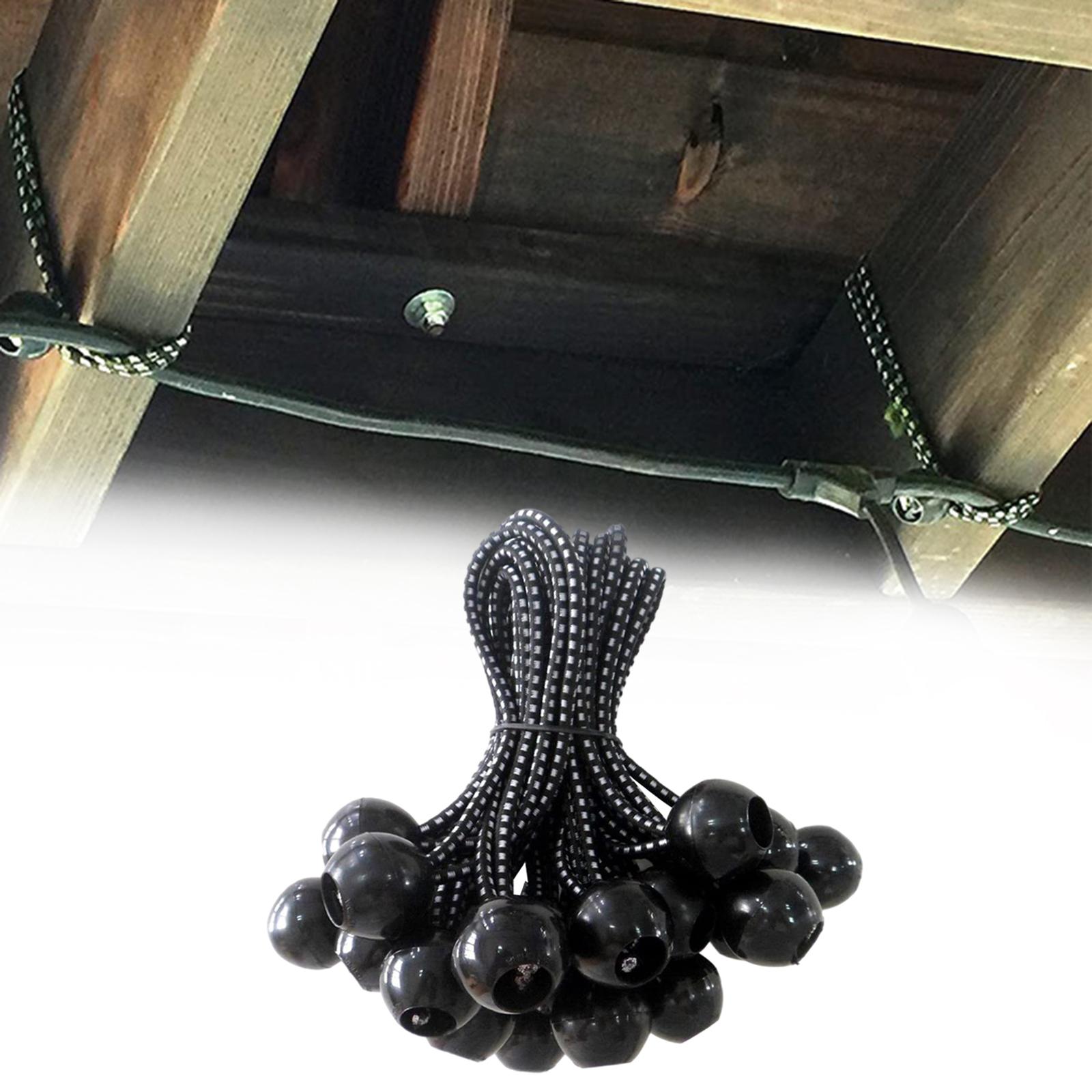 Correa de lona para toldo, cuerda elástica duradera, 10x