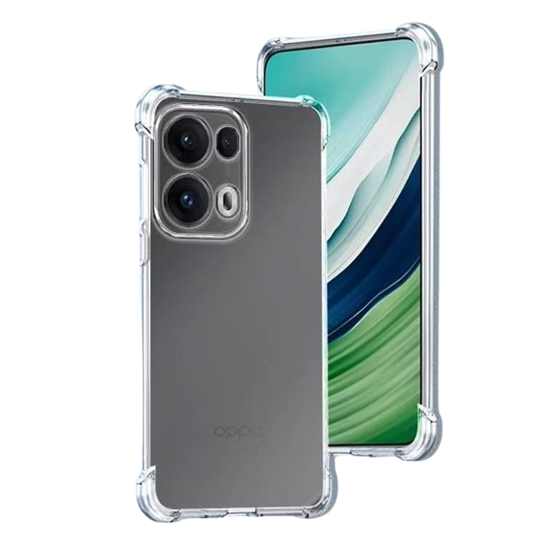 Four-Corners Shockproof TPU Case for OPPO Reno 13 Pro 5G Reno13 F FS 13F 13FS Protective Cover Transparent Capa Fundas Coque: For iPhone 15 Pro Max