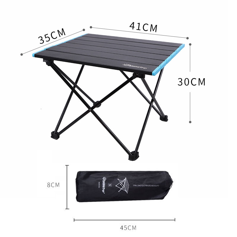 Bærbart campingbord udendørs aluminium klapbord bbq picnic bord havebord ultra-lette møbler vandre rejseudstyr