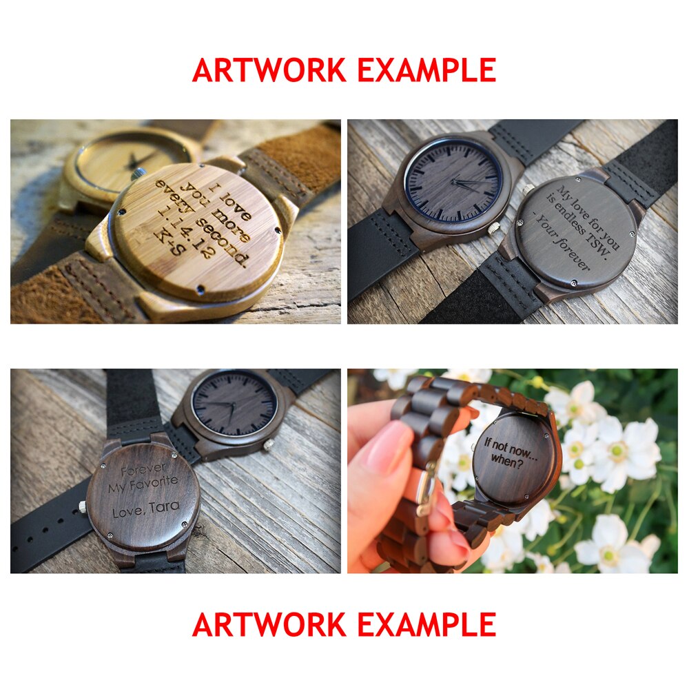 REDEAR Handgemaakte Zwarte Sandelhout Horloges minnaar Horloges Cool Natuur Hout Quartz Automatische Horloge in Box Om Vrouwen