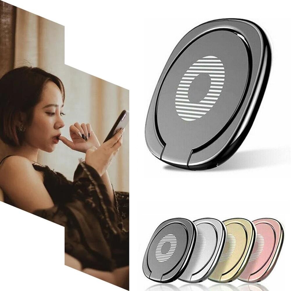 Telefoon Ringhouder - 360° Draaibaar - Metaal Zinklegering - Auto-houder Compatibel - Lichtgewicht Dunne Vingerstandaard