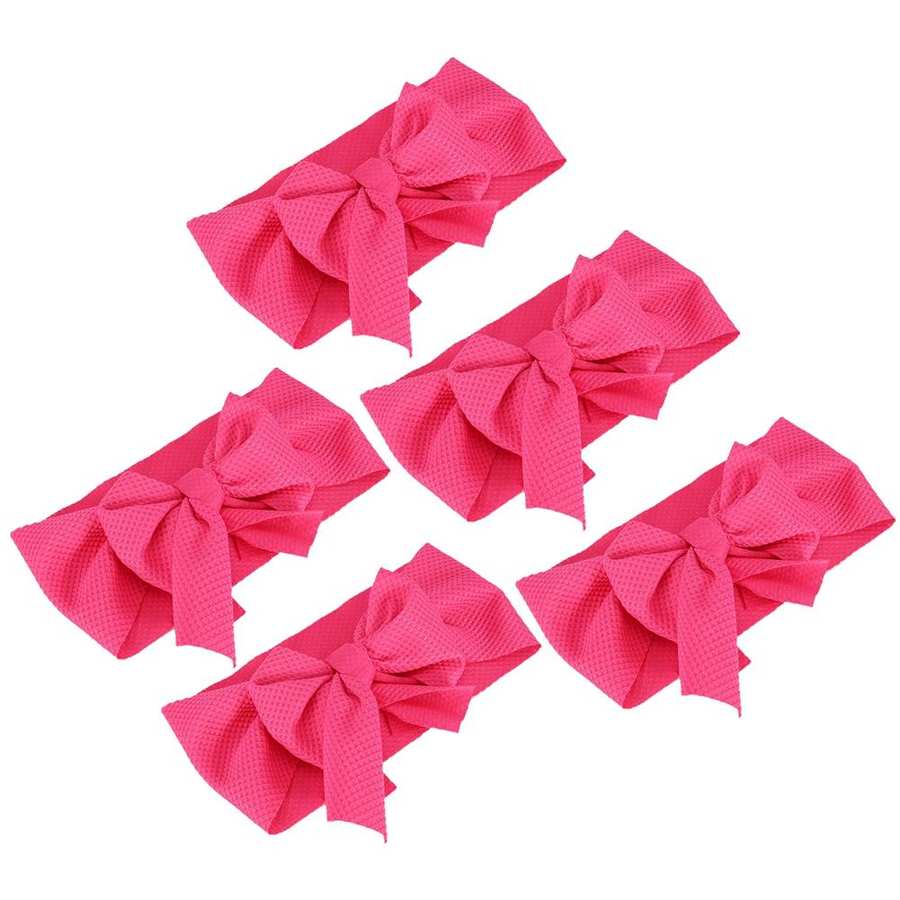 Diadema de bebé Diy K, paño hindú, diadema con lazo, papel de , accesorios para el cabello, 5 uds.