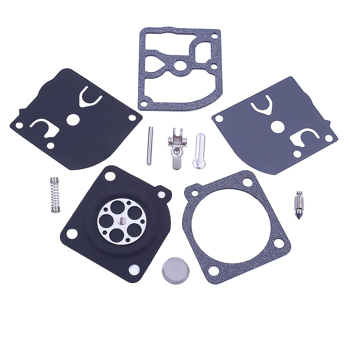 Conjunto de reconstrucción de carburador Junta diafragma RB-39 para McCulloch Castor ansioso , , , 2116 35cc 32cc motosierra motores carbohidratos