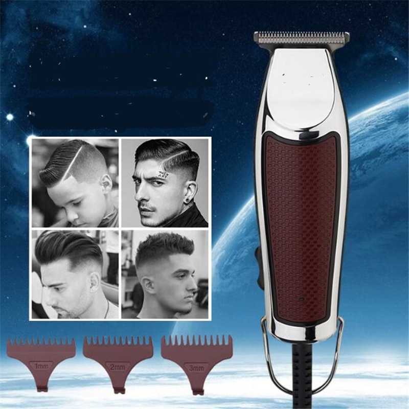 Cortador de pelo eléctrico con hoja en T, corte de pelo Smartline, máquina de corte de pelo de precisión de 0,2mm, máquina de corte de pelo de peluquero, corte de pelo con enchufe en línea, afeitadora