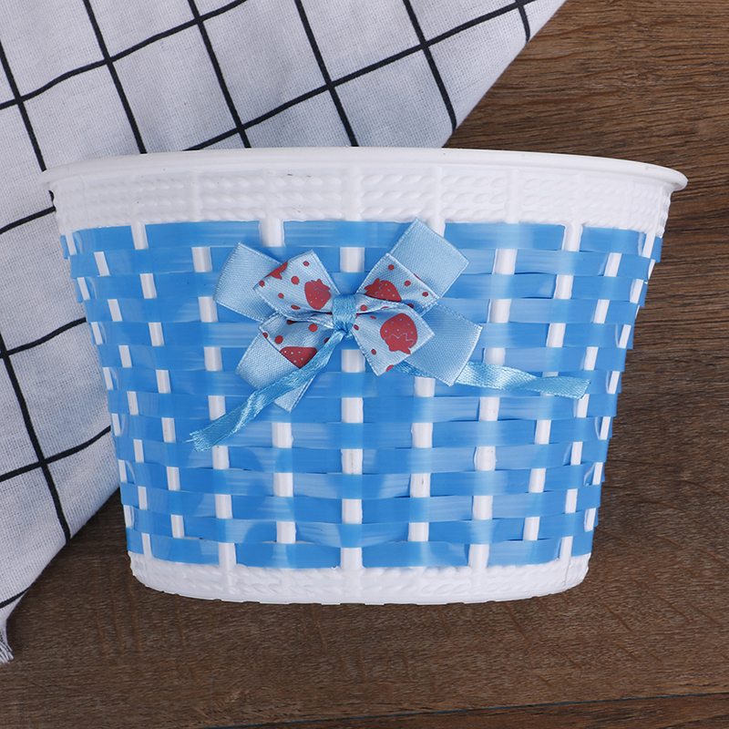 Cykelkorg framväska cykel rosett framkorg för barn flickor cykling