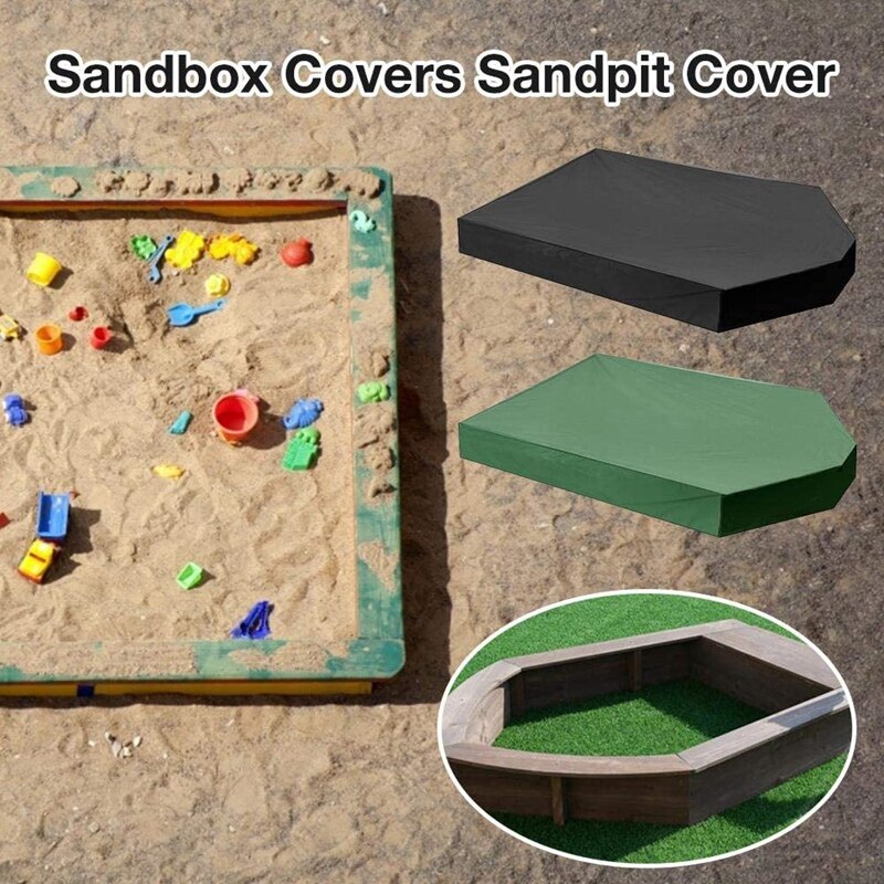 Bådformet sandkasseovertræk, dækning af sandkasse til swimmingpool, overdækning til legetøj til sandkasse til børn