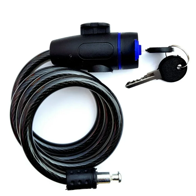 Lucchetto per bici antifurto in metallo per carichi pesanti con 2 chiavi per massima sicurezza e rinforzo della bicicletta