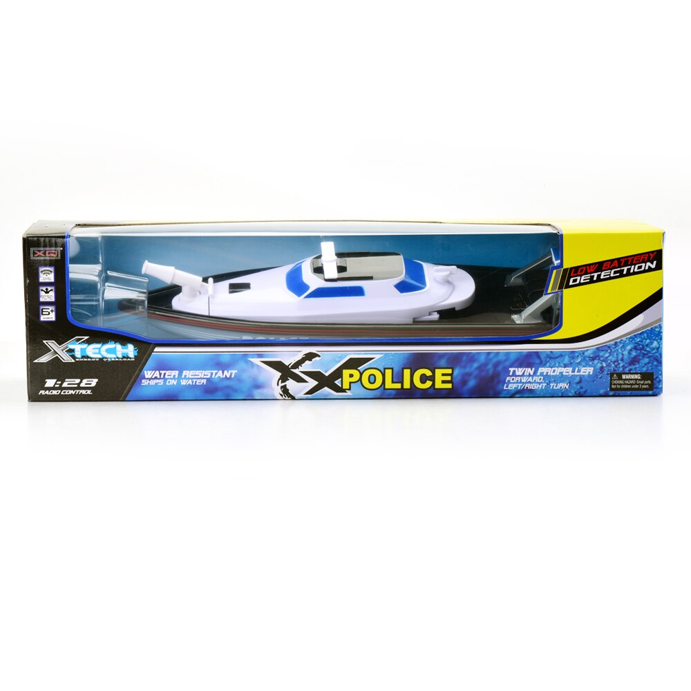 XQ 1/28 Top 2.4G Radio Remote control Boat for Fishing Boat with shooting water Sport RC Boat Toys For Children Kids Adults