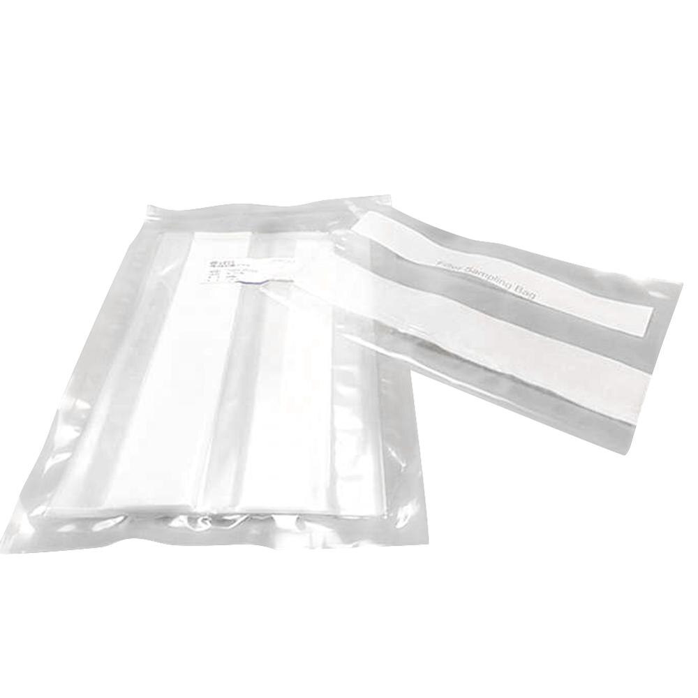 Suministros de laboratorio bolsa de muestreo accesorios experimentales bolsa de muestra boca plana aséptico bolsa de muestreo