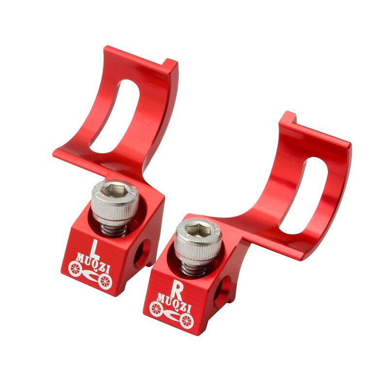 MUQZI per XTR XT SLX DEORE freno adattatore per grilletto cambio bici integrato per SHIMANO freno SRAM cambio connettore 2 in 1: rosso 1paio