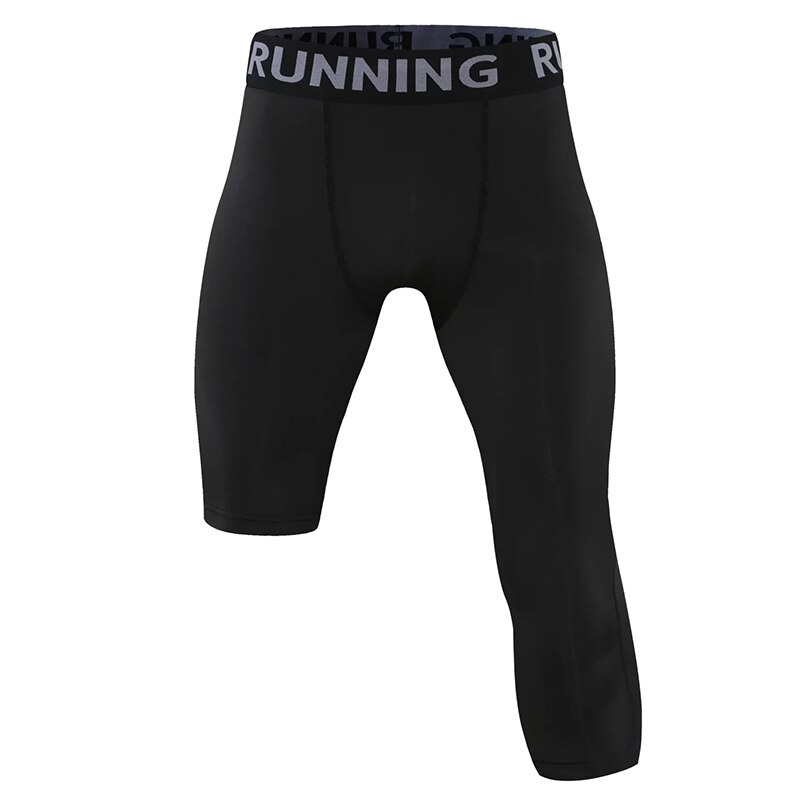 Homens correndo compressão apertado fitness roupas apertadas esporte sweatpants basquete inferior treinamento jogging ginásio apertado