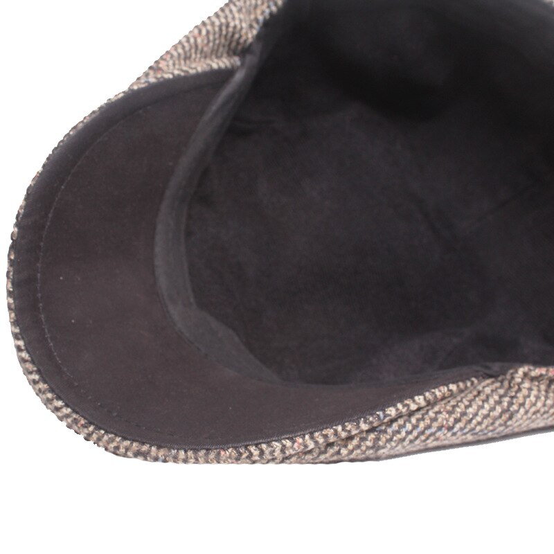 Moda berretto piatto uomo berretti cappelli per donna edera berretto piatto cappello da strillone cappello da suola tutto'aperto testa invernale visiere retrò cappelli Casquette Boina