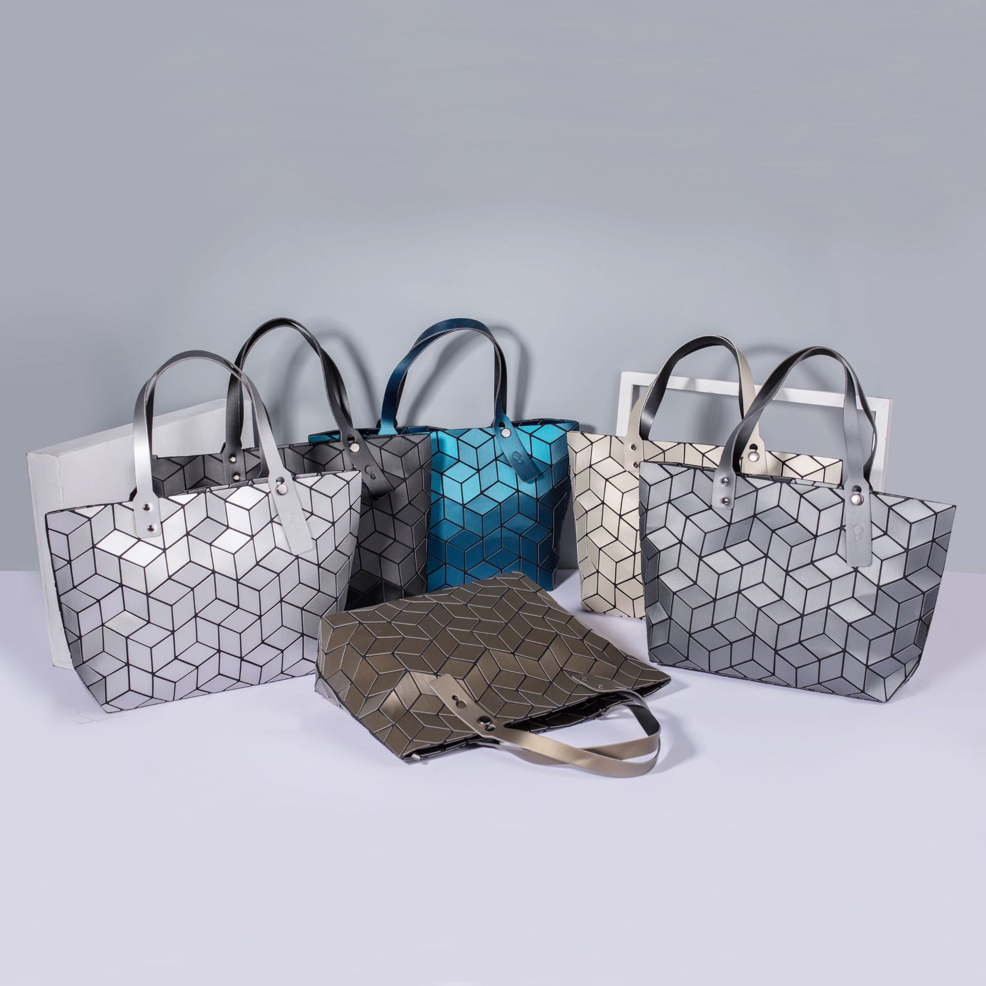 2022 einzelne schultertaschen im europäischen und amerikanischen retro-rhombus-design, geometrische gitter-schultertasche für