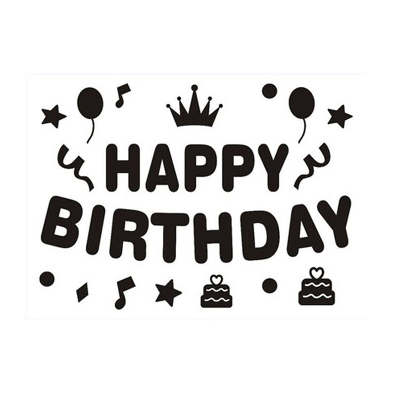 1 PC 18inch No Wrinkle Transparent Helium Clear Bubble Balloons Happy Birthday Stickers Colorful Wedding Parties Decor: 3