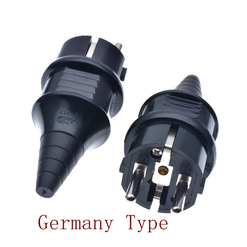 E-012 Europese 2 p Plug 16A AC Elektrische Power Waterdichte Industrie Frankrijk Plug Adapter Converter Socket, 1 PCS *