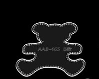 2022 Acryl Template Diy Leather Craft Animal Sleutelhanger Hanger Naaien Patroon Ongeveer 7.5-10Cm: AAB-465-B