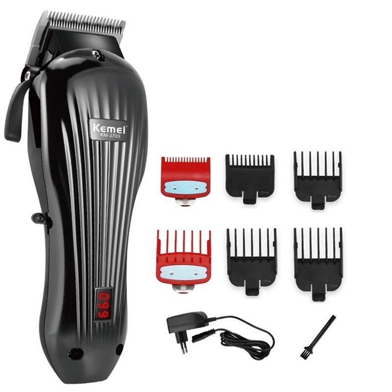 Tondeuse à cheveux électrique réglable et rechargeable pour homme, outil de coiffeur pour couper les cheveux: 6pcs combs