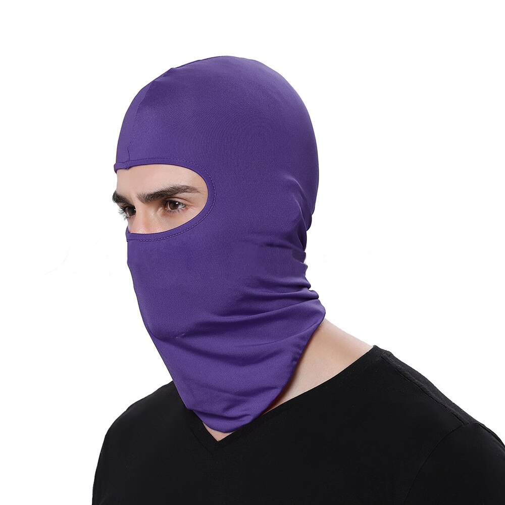 Maska kolarska na twarz Ultra cienka oddychająca wiatroszczelna ochrona szyi na zewnątrz jednokolorowa kominiarka czapka kominiarka #5: G