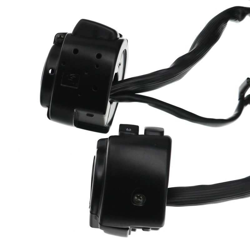 MoFlyeer 25mm Aluminium Motorrad Lenker Kontrolle Schalter Tözehn Starten Blinker Schalter Geschmack Mit Kabelbaum
