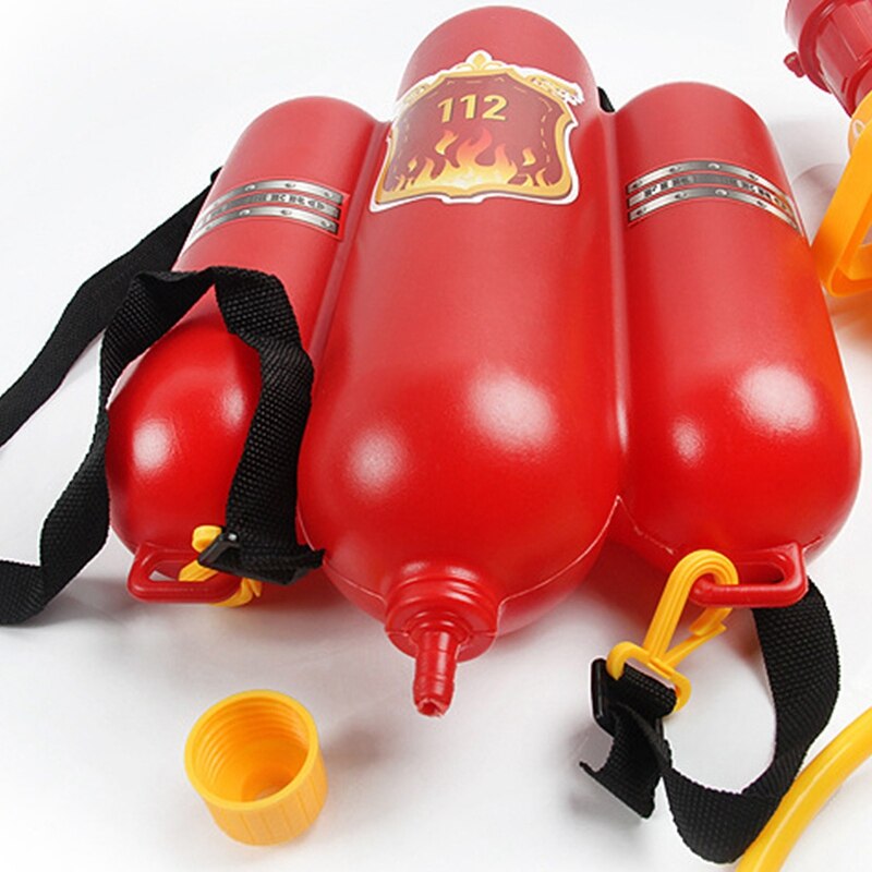 freundlicher Feuerwehrmann Spritzgerät Spielzeug Rucksack Strand Spielen Wasser Sommer Strand Wasser Party Favors Spielzeug