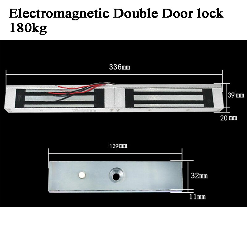 12V Frameless Glass Door Lock Magnetic Door lock Push Pull Glass Electromagnetic lock 180kg 280kg Office Access Control System