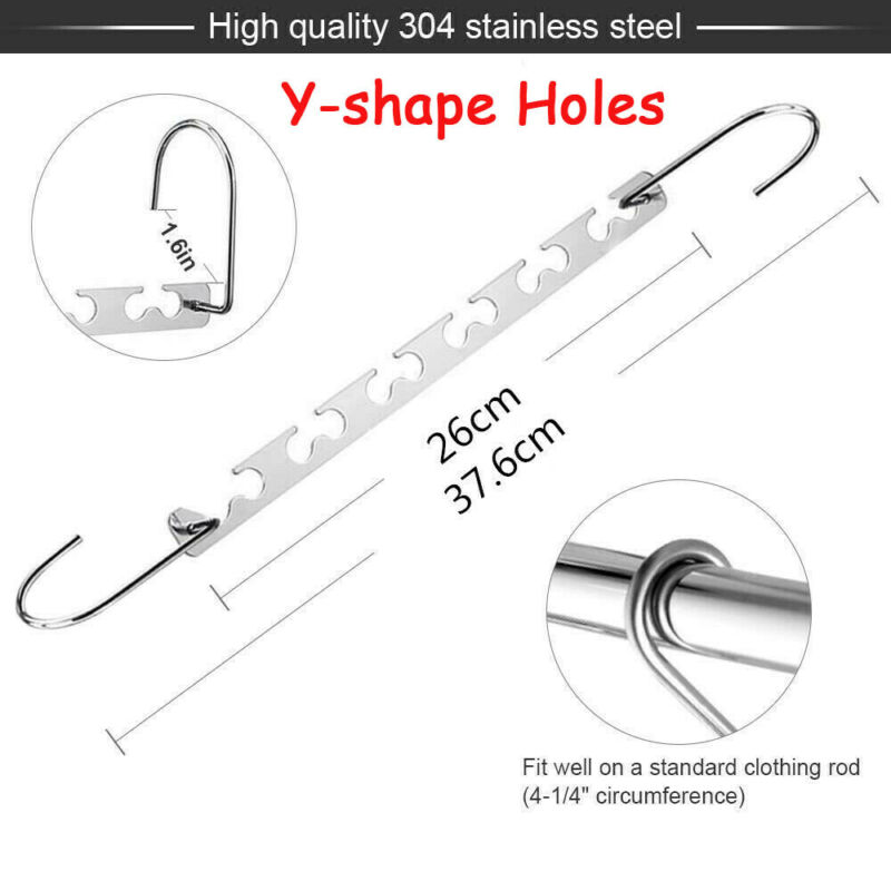 Multi Functie Metalen Wonder Magic Closet Hanger Organisator Haak Ruimtebesparend Kledingrek Hanger