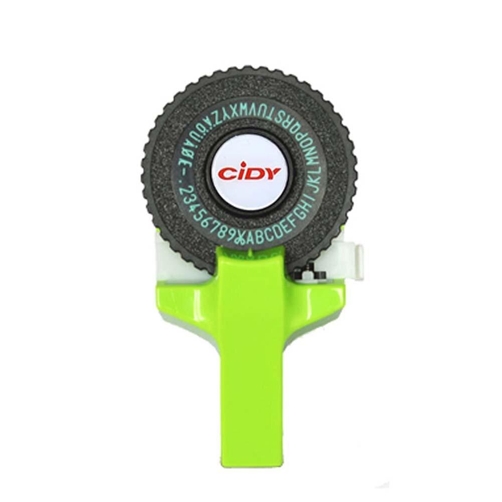 C101 Mini DIY Manual Typewriter Tape Capital Letter Disk Embossing Label Maker 3D Embossing Effect For Calendar Papers r57