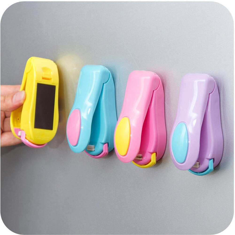 Mini Snacks Sealing Pocket Portable Hand Pressure Sealing Machine Plastic Bag Self-sealing Electromechanical Heat Sealer: Default Title