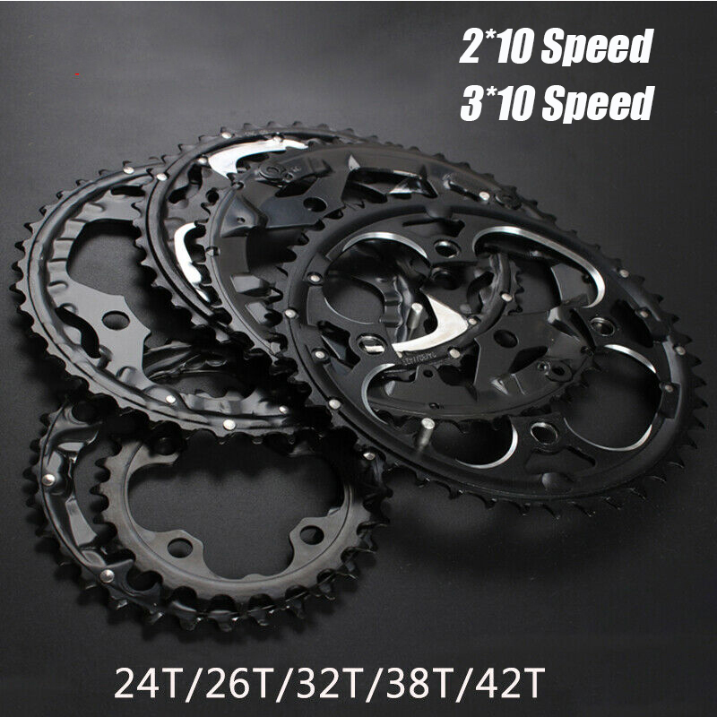 104/64BCD Kroon 3*10 speed 2*10 speed Fiets Kettingblad Dubbele Triple Fiets Kettingwiel 22/26/32/38/42 T MTB Kettingblad Fiets Deel