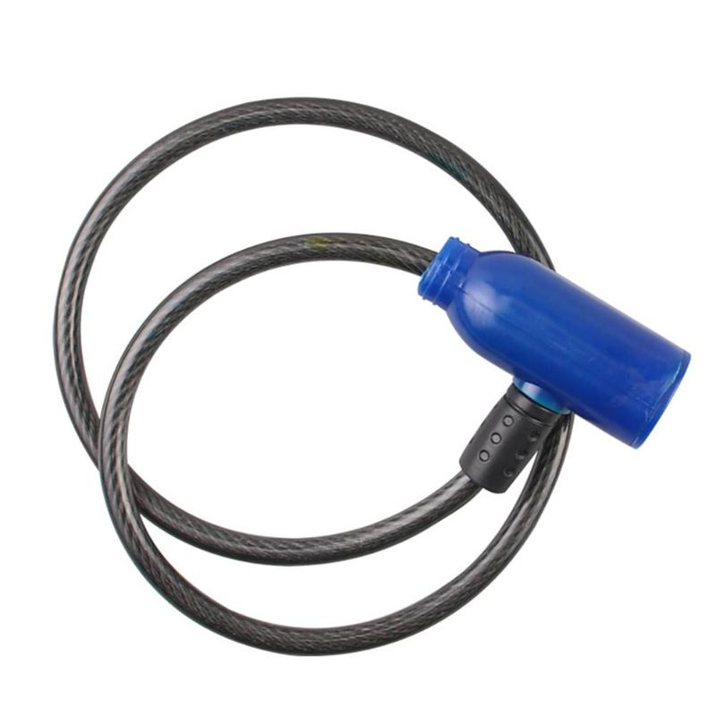 Metal Bicycle Safety Lock Universal Anti-Theft Bicycle Lock Bicycle Motorcycle Electric Vehicle Safety Lock With 2 Keys: Black